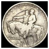 1925 Silver Stone Mountain Half Dollar HIGH GRADE