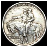 1925 Silver Stone Mountain Half Dollar HIGH GRADE
