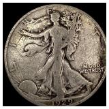 1929-S Silver Walking Liberty Half Dollar NICELY C