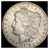 1878 Silver Morgan Dollar ABOUT UNCIRCULATED
