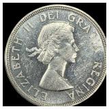 1964 Canada Silver Dollar Charlottetown UNCIRCULAT