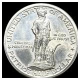 1925 Silver Lexington-Concord Half Dollar UNCIRCUL