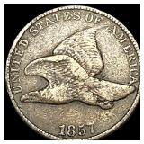 1857 Copper-Nickel Flying Eagle Cent HIGH GRADE