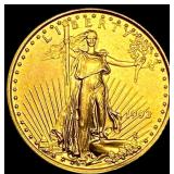 1993 1/10 oz Gold American Eagle $5 CHOICE PROOF