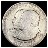 1923-S Silver Monroe Doctrine Half Dollar UNCIRCUL