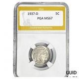 1937-D Buffalo Nickel PGA MS67
