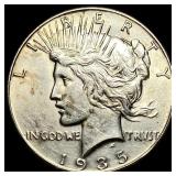 1935 Silver Peace Dollar CLOSELY UNCIRCULATED