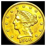 1900 Liberty Head Gold $2.50 Quarter Eagle CLOSELY