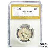 1946 Washington Silver Quarter PGA MS66
