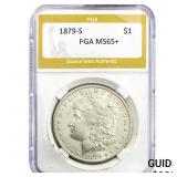 1879-S Morgan Silver Dollar PGA MS65+