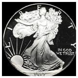 1987-S Silver American Eagle Proof 1 oz CHOICE PRO