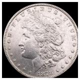 1878 Silver Morgan Dollar CLOSELY UNCIRCULATED
