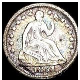 1851-O Seated Liberty Half Dime LIGHTLY  CIRCULAT