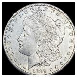 1889-S Silver Morgan Dollar CLOSELY UNCIRCULATED