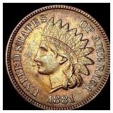 1881 Indian Head Cent CLOSELY UNCIRCULATED