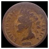 1872 Indian Head Cent NICELY CIRCULATED