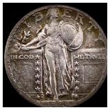 1924-S Silver Standing Liberty Quarter NEARLY UNCI