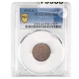 1919-S Wheat Cent PCGS MS64 RB