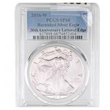 2016-W Silver Eagle PCGS SP68 30th Anniversary