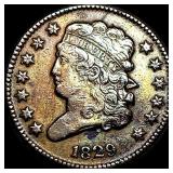 1829 Classic Head Half Cent NEARLY  UNCIRCULATED