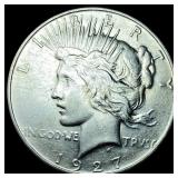 1927-S Silver Peace Dollar CLOSELY UNCIRCULATED