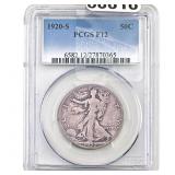 1920-S Walking Liberty Half Dollar PCGS F12
