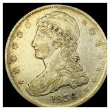 1838 Silver Half Dollar (Capped Bust) ABOUT UNCIRC