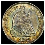 1872-S Silver Half Dime GEM BU