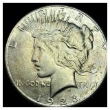 1923-S Silver Peace Dollar CLOSELY UNCIRCULATED