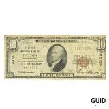 1929 $10 National Bank Patton, PA Brown Seal