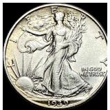 1939-S Walking Liberty Half Dollar CLOSELY  UNCIR