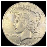 1935-S Silver Peace Dollar ABOUT UNCIRCULATED