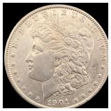 1901 Morgan Silver Dollar CHOICE AU