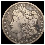 1896-S Silver Morgan Dollar LIGHTLY CIRCULATED