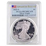 2022-S Silver Eagle PCGS PR70 DCAM