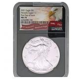 2021 Silver Eagle NGC MS70 Heraldic Eagle