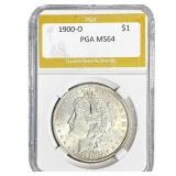 1900-O Morgan Silver Dollar PGA MS64