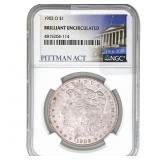 1902-O Morgan Silver Dollar NGC BU