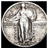 1929 Standing Liberty Silver Quarter NEAR UNC