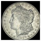 1887-S Silver Morgan Dollar CHOICE AU
