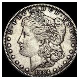 1884 Silver Morgan Dollar NEARLY UNCIRCULATED