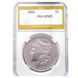1900 Morgan Silver Dollar PGA MS65