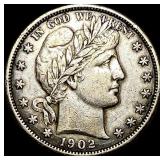 1902 Barber Half Dollar NEARLY UNCIRCULATED