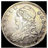 1811 Capped Bust Silver Half Dollar HIGH  GRADE