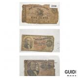 [3]1863 5C-25C U.S. and CSA Fractional Notes