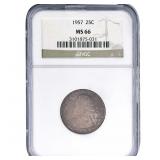 1957 Washington Silver Quarter NGC MS66