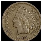 1908-S Indian Head Cent NEARLY UNCIRCULATED