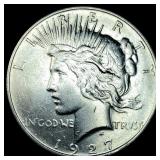 1927 Peace Silver Dollar CLOSELY UNCIRCULATED