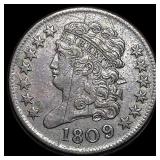 1809 Classic Head Half Cent NEARLY UNCIRCULATED