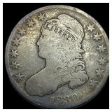 1830 Capped Bust Half Dollar NICELY CIRCULATED